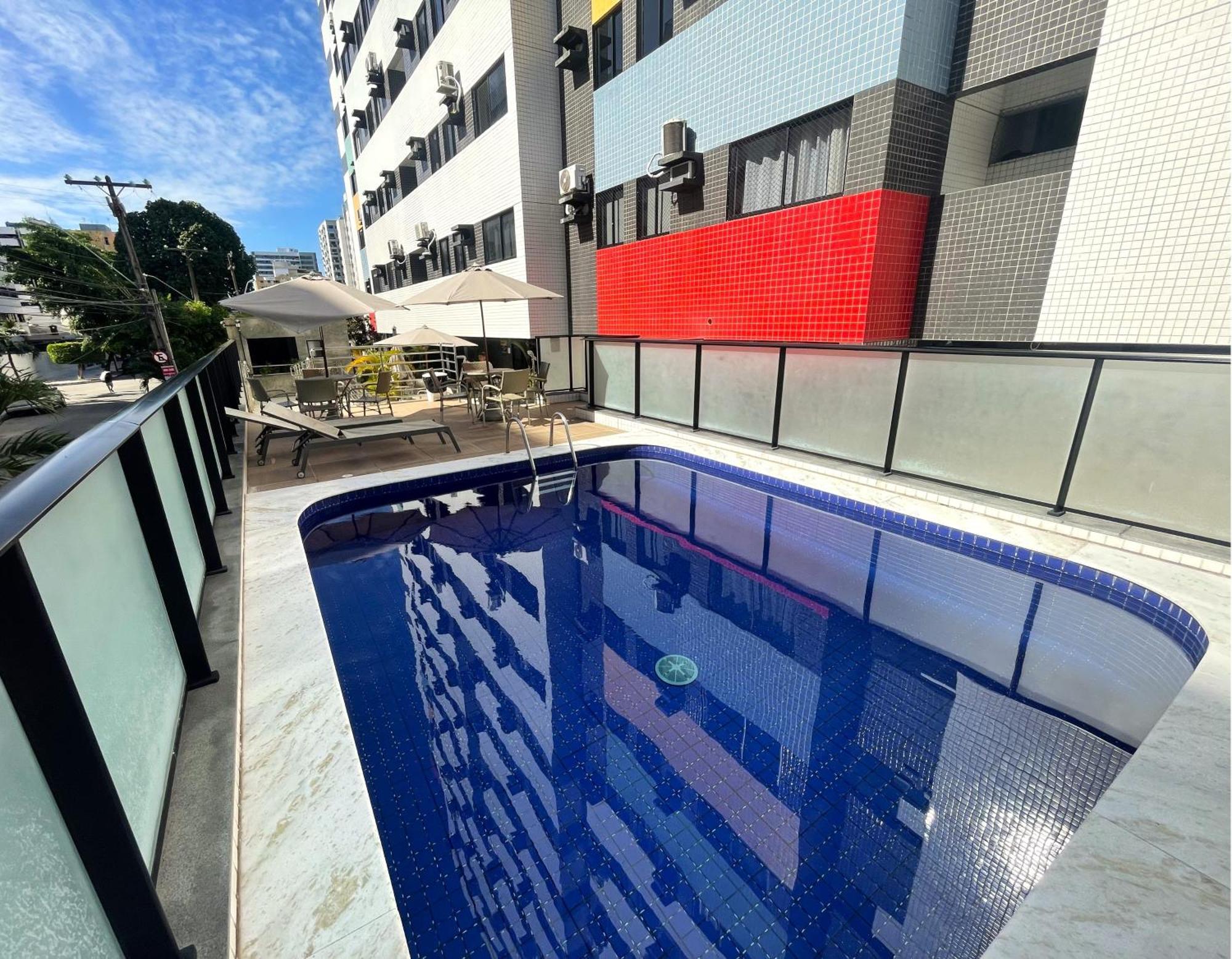 Apto 250M Da Praia Em Ponta Verde I Piscina I Garagem 709 Масейо Экстерьер фото